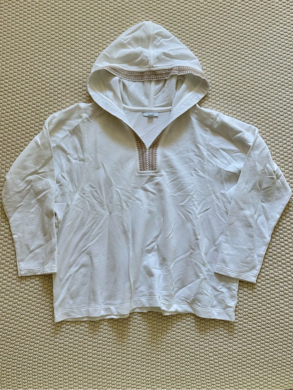 New J. Jill lightweight hooded summer sweatshirt